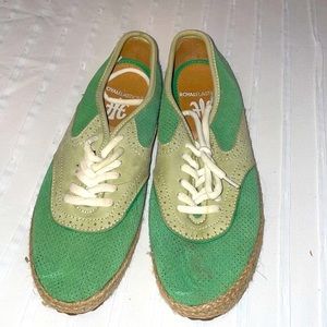 Royal Elastics | NWOT Green espadrille style Sneakers | size 7